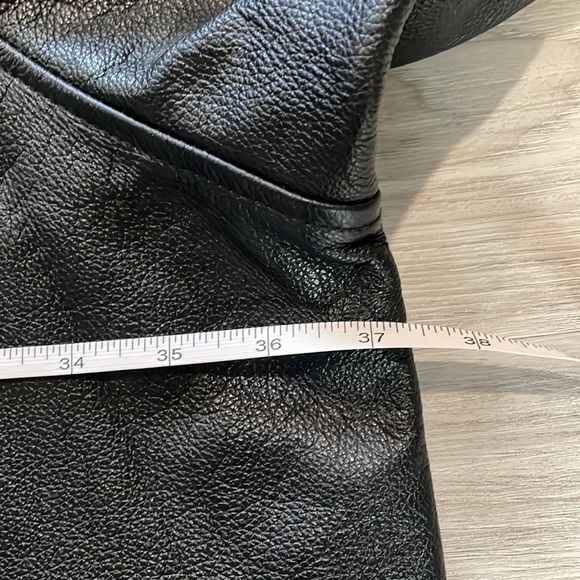 Big & Tall Genuine Leather Men’s Jacket, Black, Size 6X - Picture 8 of 13